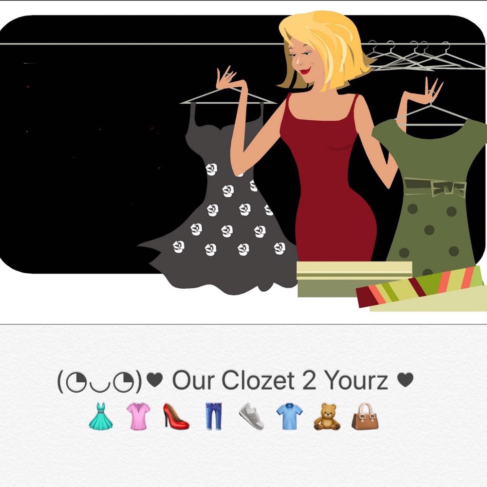 Welcome to our clozet. Take a look around 👀